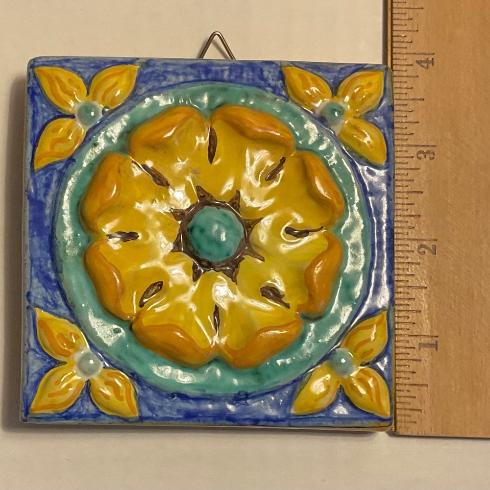 Italian Hand Painted Tile - Picture 6 of 8